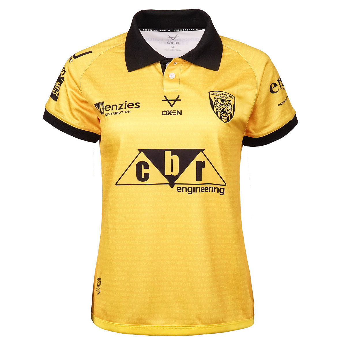 Castleford Tigers 2026 Replica Home Shirt Ladies
