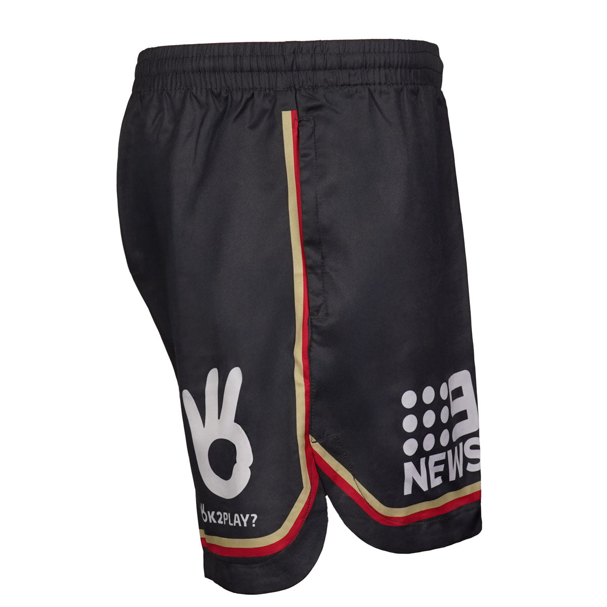 DOLPHINS MENS TRAINING SHORTS CHARC