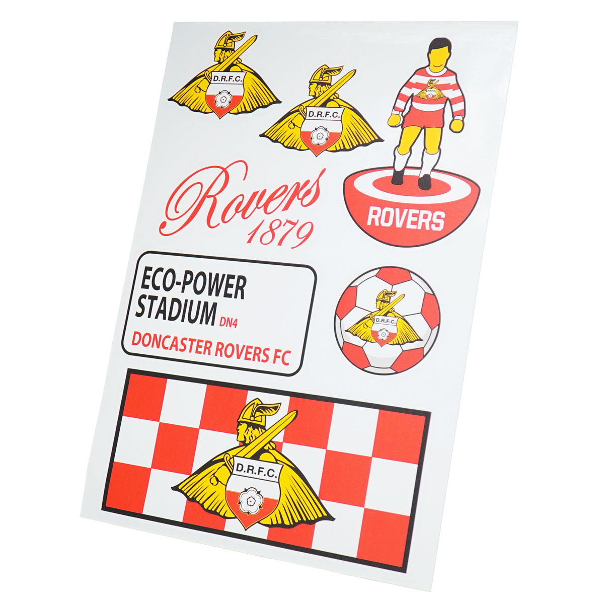 Doncaster Rovers Stickers Sheet A4