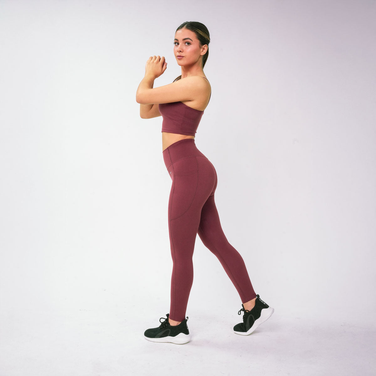 Oxen Womens Endure Sculpt Pocket Leggings Sienna