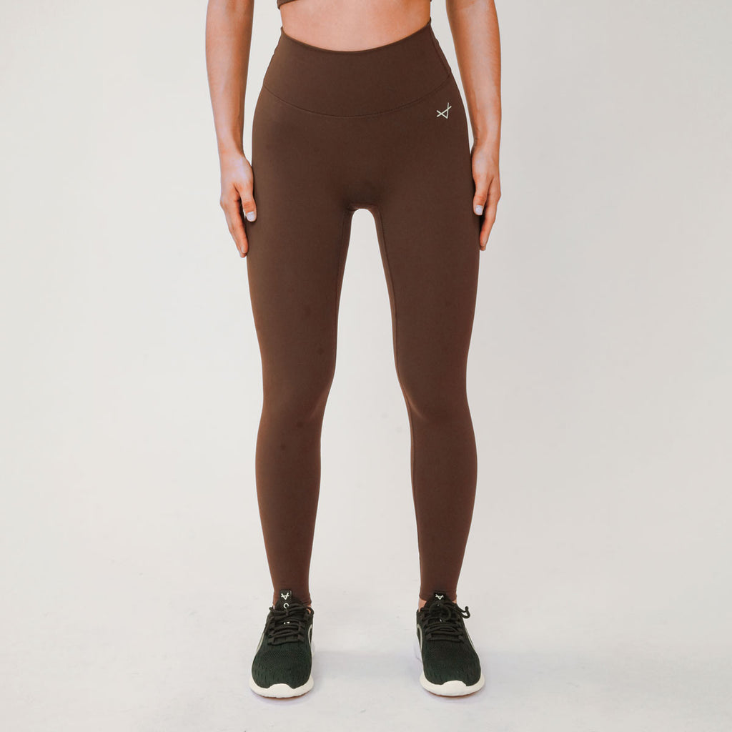 Oxen Womens Endure Sculpt Leggings Choc