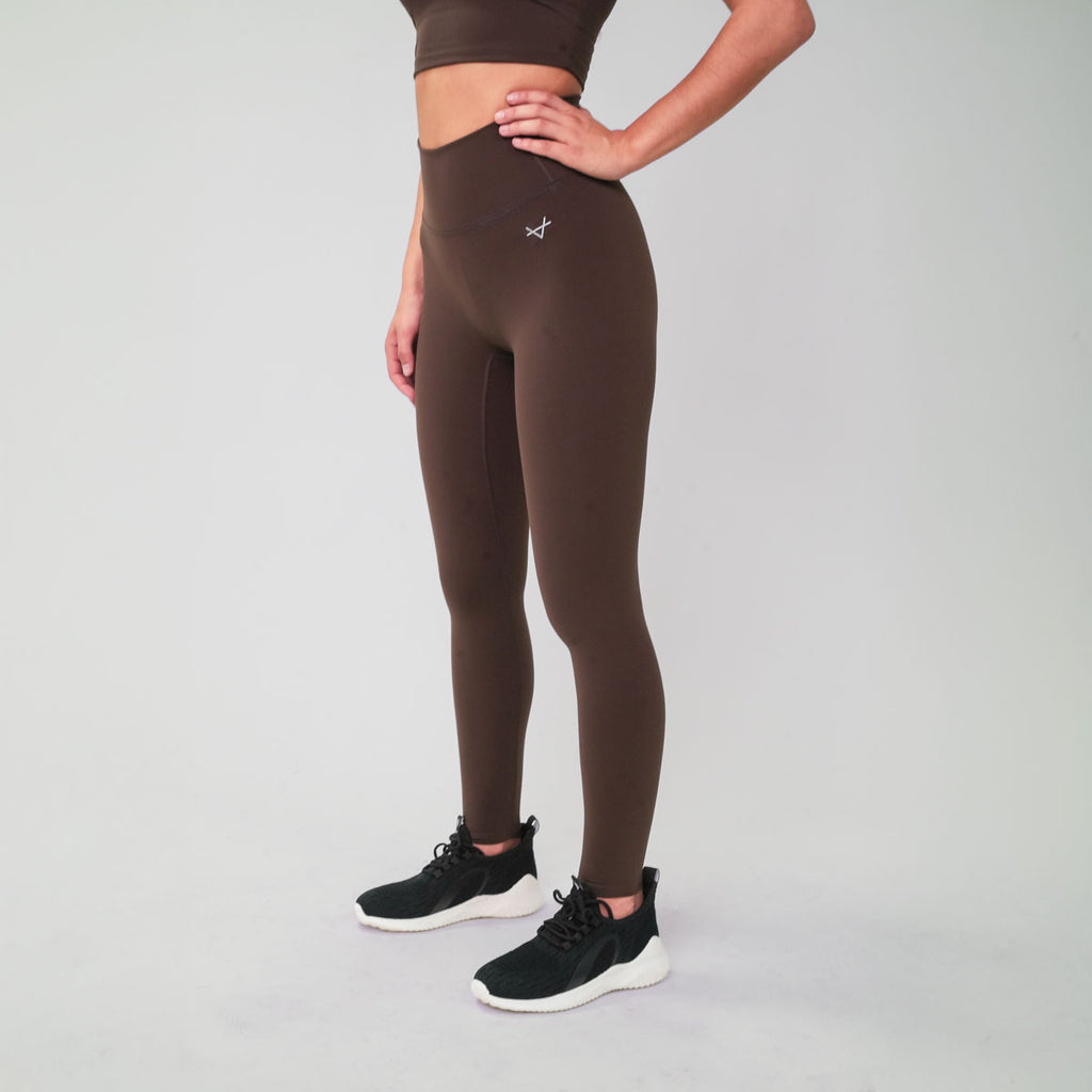 Oxen Womens Endure Sculpt Leggings Choc
