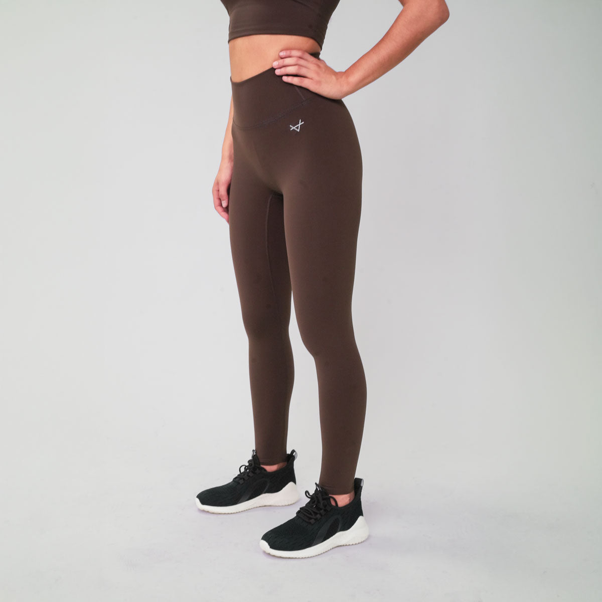 Oxen Womens Endure Sculpt Leggings Choc