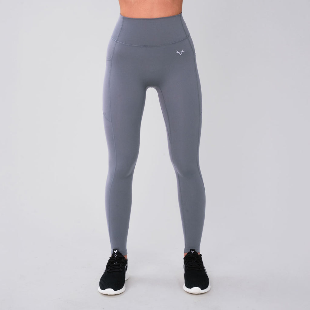 Oxen Womens Endure Sculpt Pocket Leggings Fossil