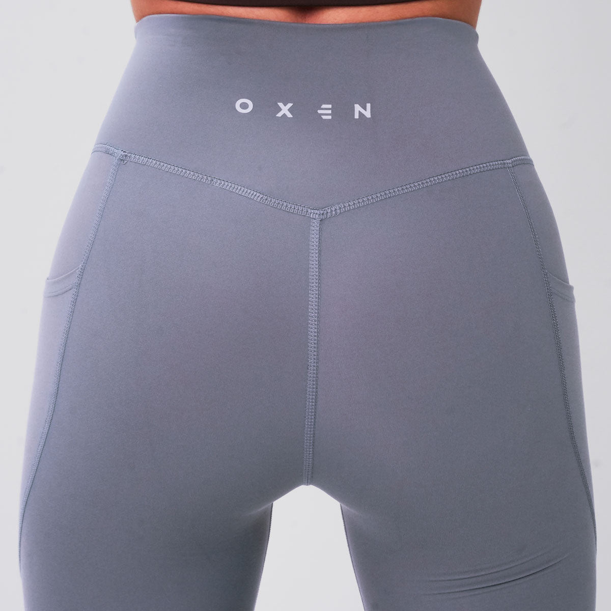 Oxen Womens Endure Sculpt Pocket Leggings Fossil