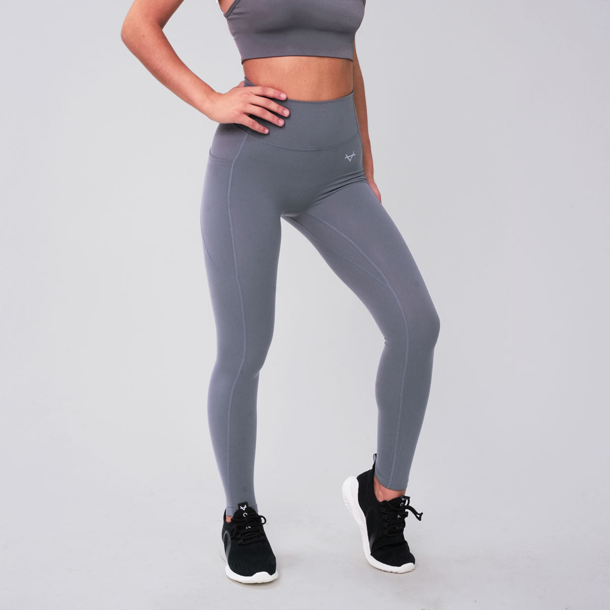 Oxen Womens Endure Sculpt Pocket Leggings Fossil