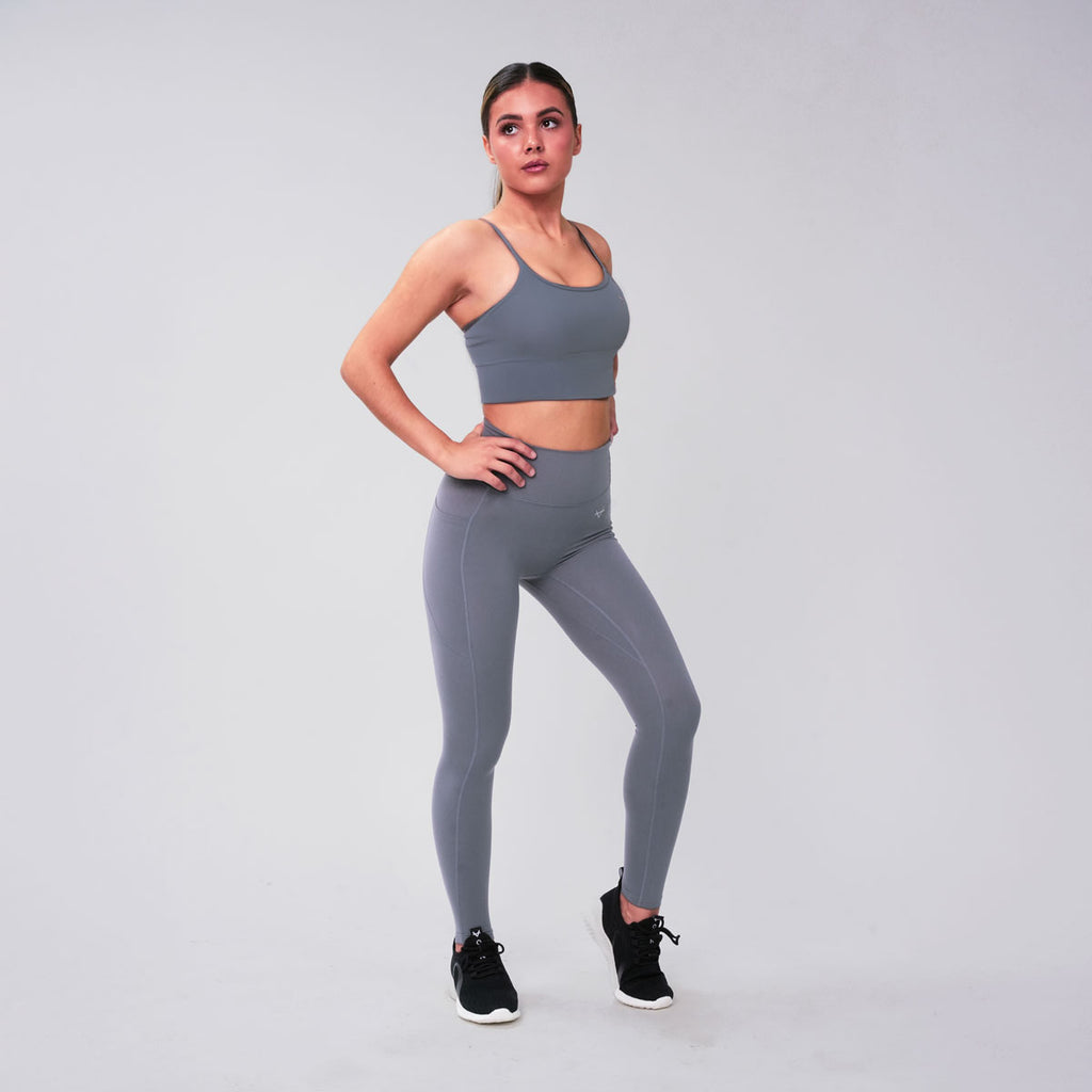 Oxen Womens Endure Sculpt Pocket Leggings Fossil