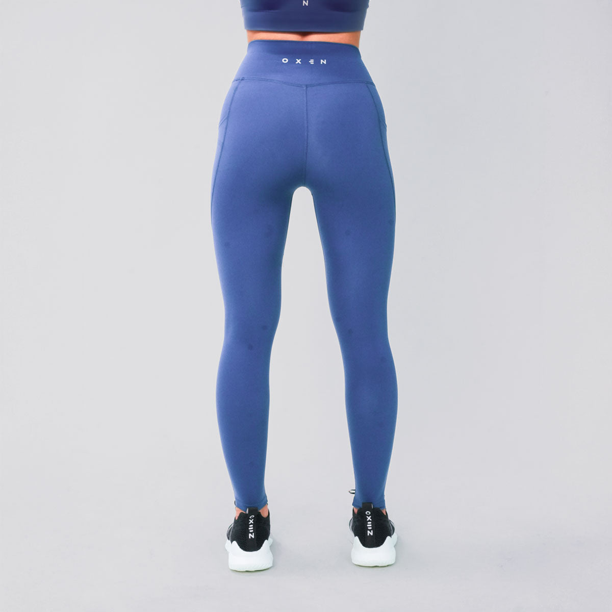 Oxen Womens Endure Sculpt Pocket Leggings Sapphire