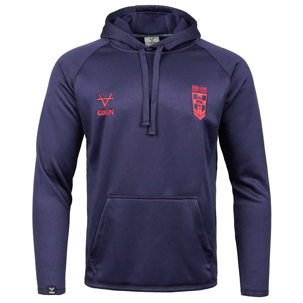England RL Core Navy Hoody JNR