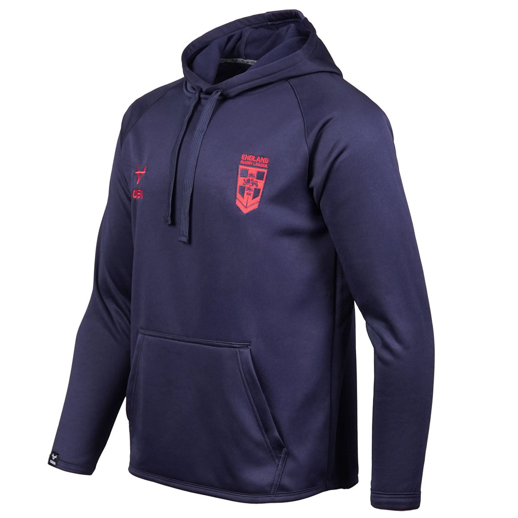 England RL Core Navy Hoody JNR