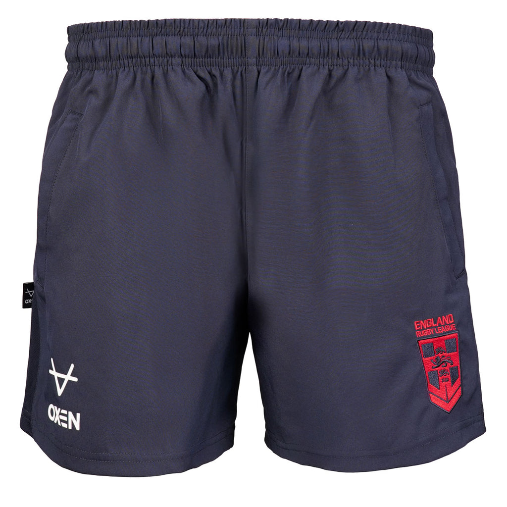 England RL Core Navy Shorts JNR