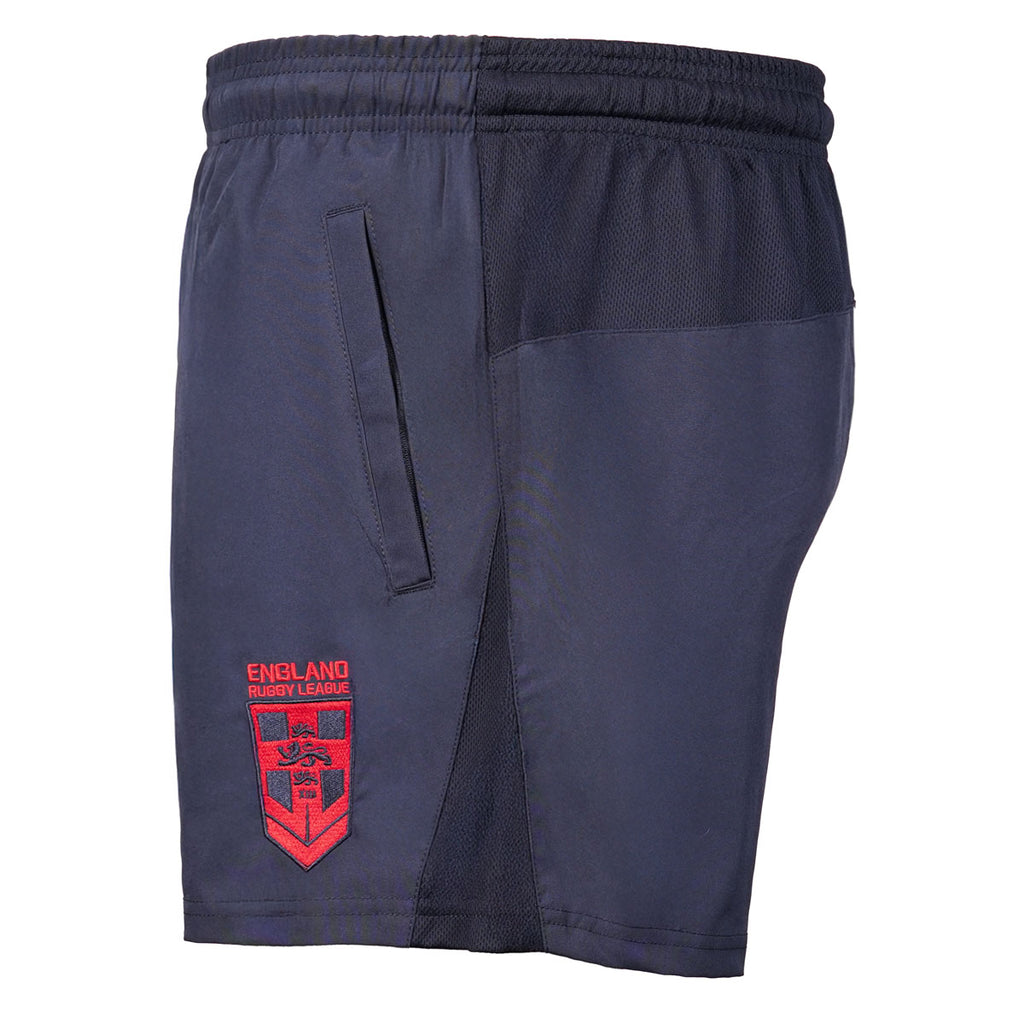 England RL Core Navy Shorts JNR