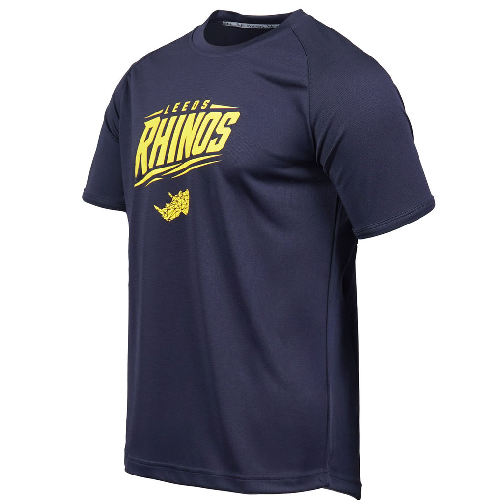 Leeds Rhinos Core Navy Tee