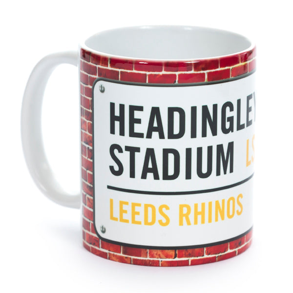 Leeds Rhinos Street Sign Mug