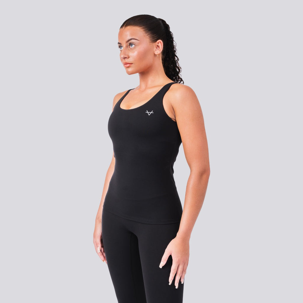 Oxen Womens Endure Sculpt Tank Blk
