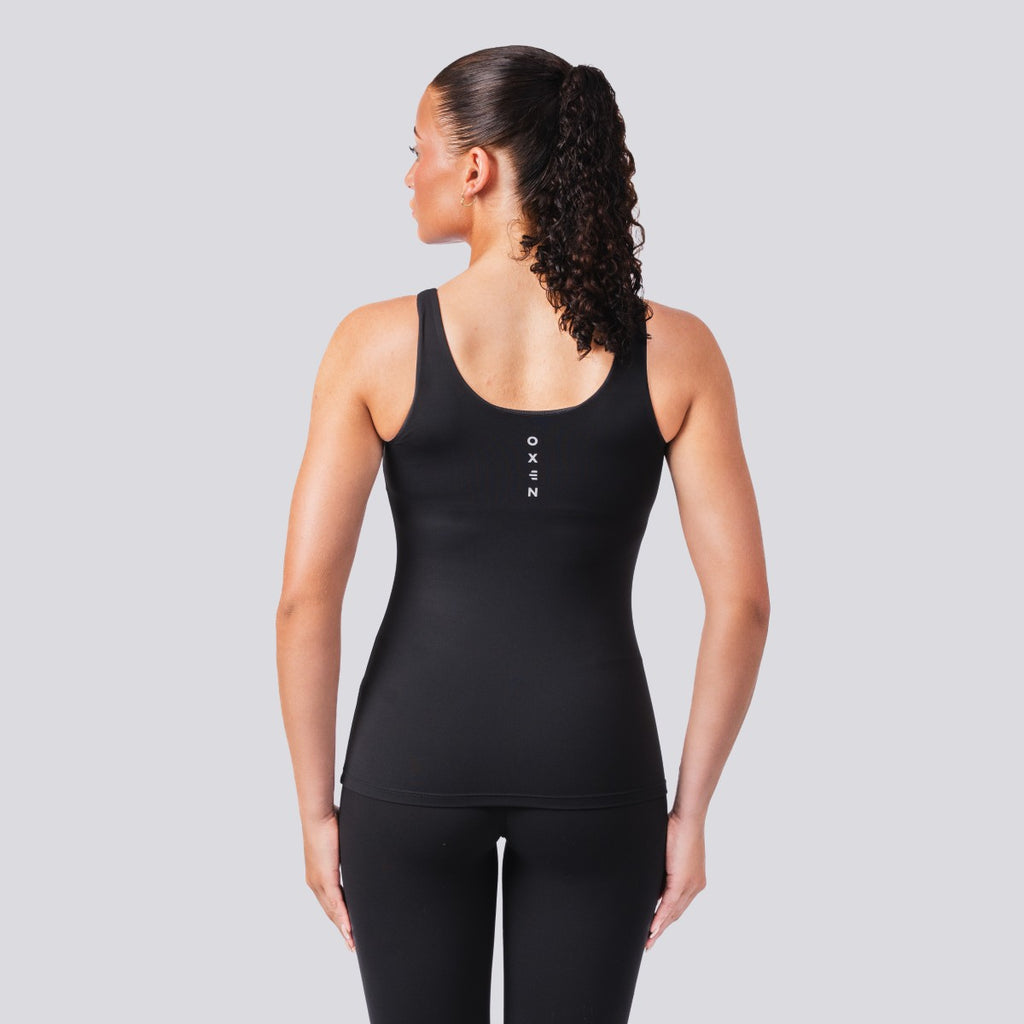 Oxen Womens Endure Sculpt Tank Blk