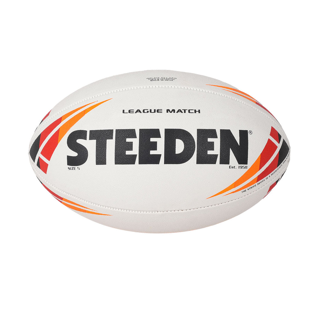 Steeden League Match Rugby Ball Black