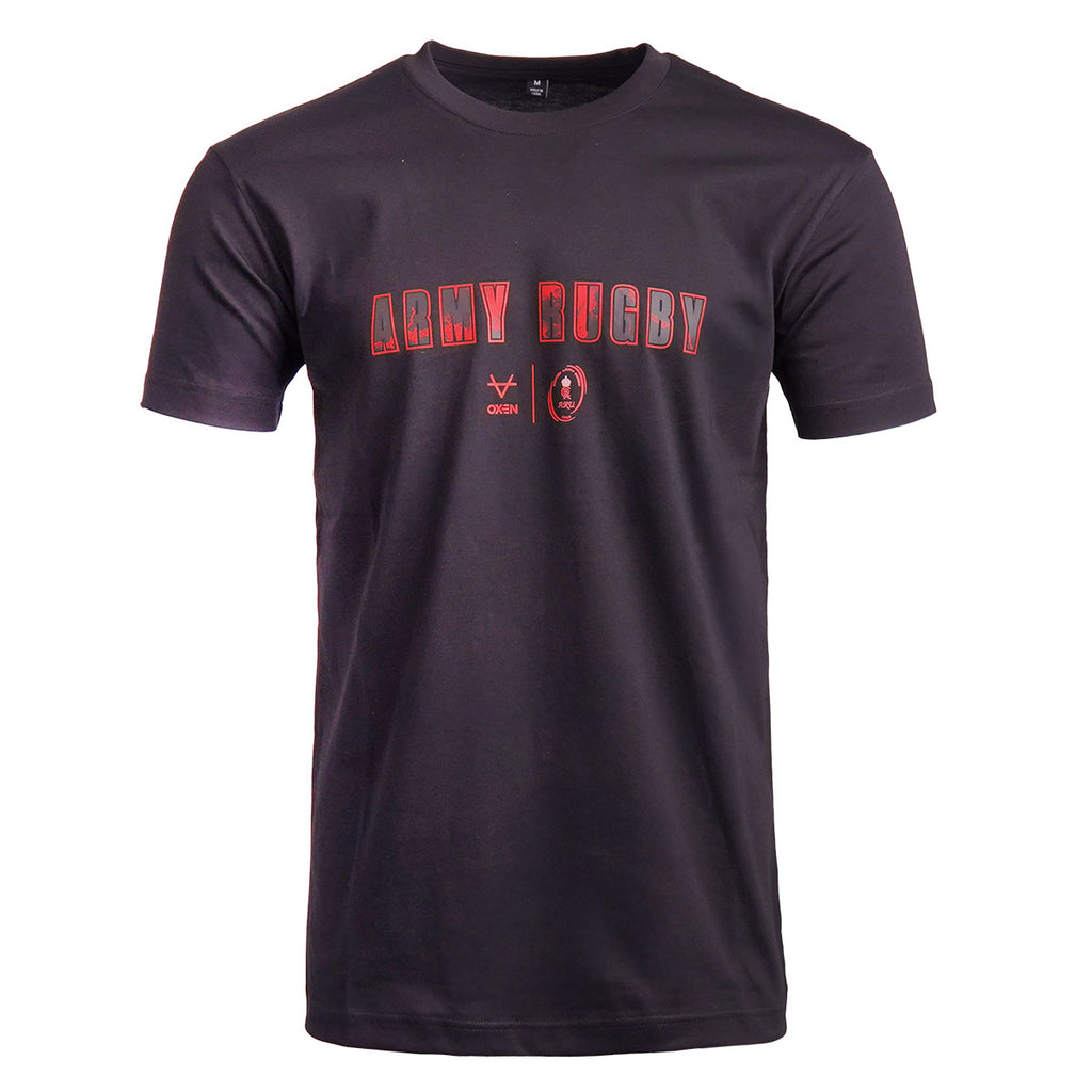ARU 25 Storm Print Tee Cotton Blk