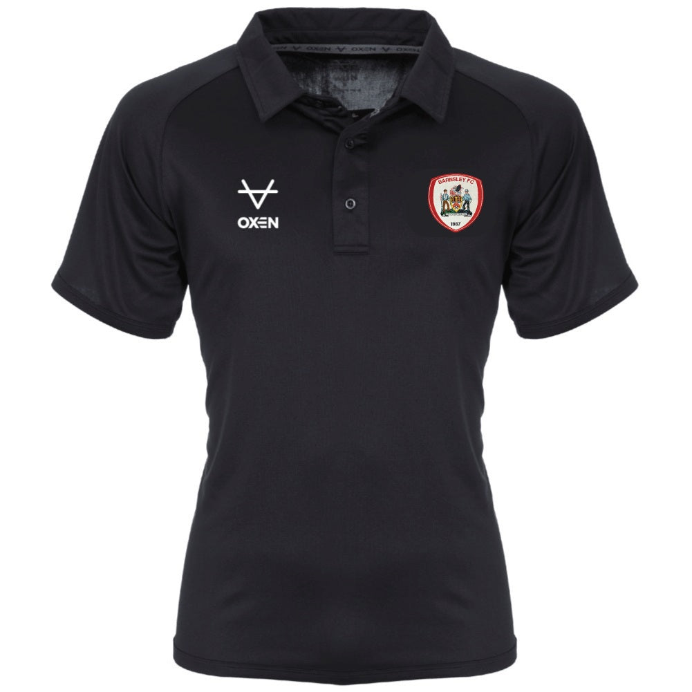 Barnsley Black Core tech Polo JNR
