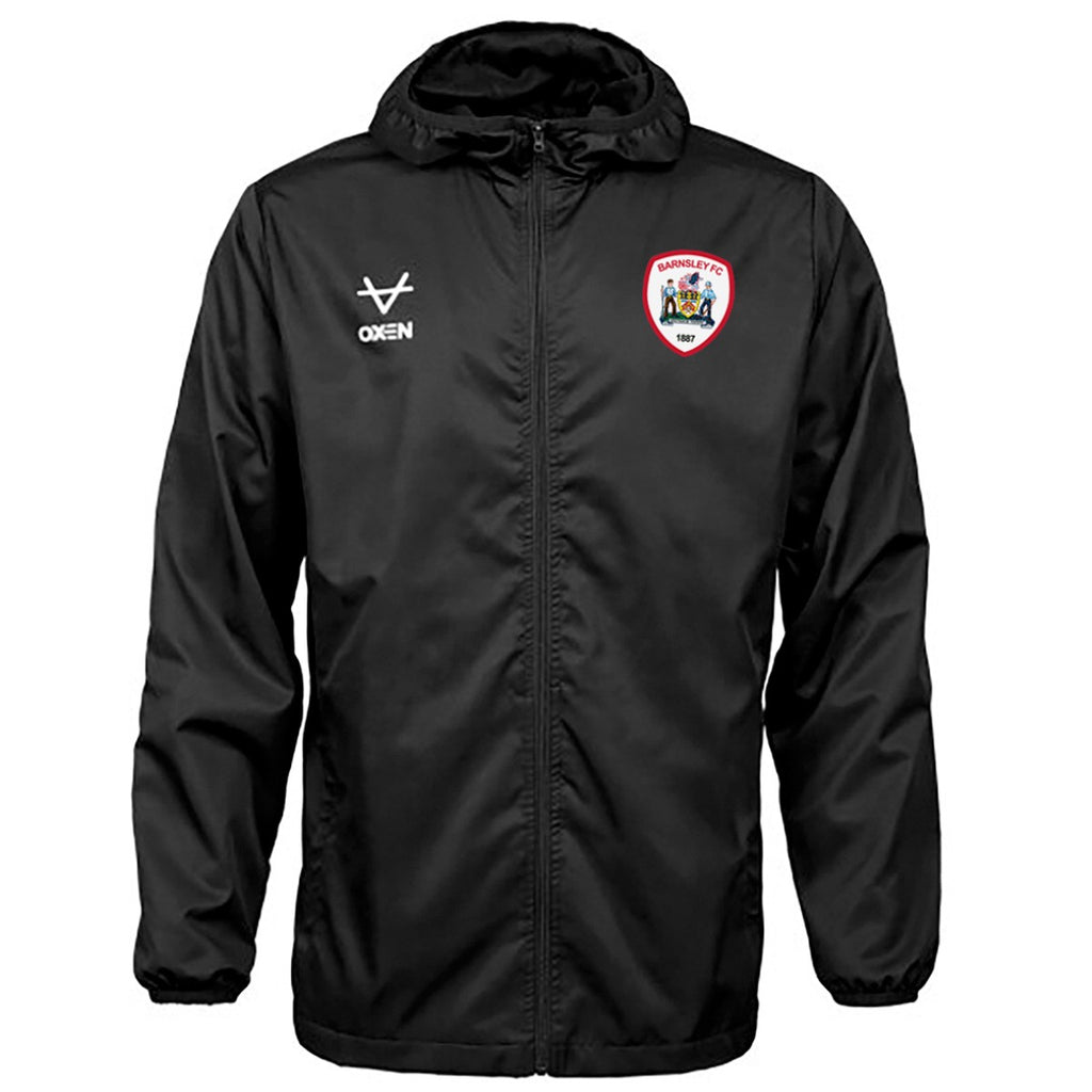 Barnsley Black Spray Jacket Adults
