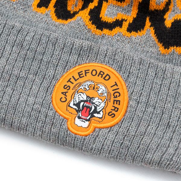 Castleford Tigers Script Bobble Hat JNR