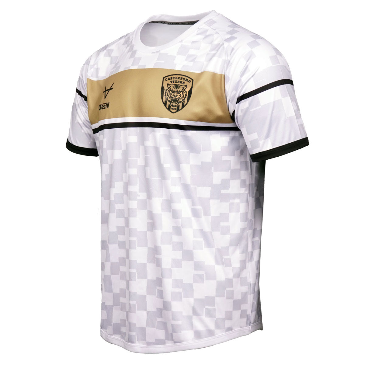 Castleford Tigers 2026 Centenary Print Tee Wht JNR