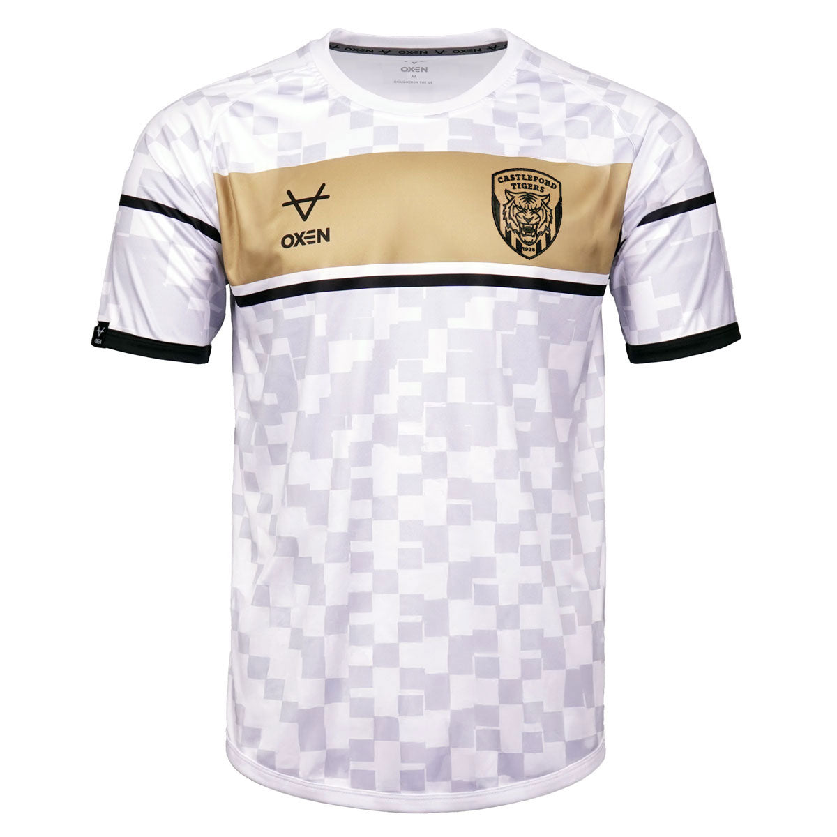 Castleford Tigers 2026 Centenary Print Tee Wht JNR