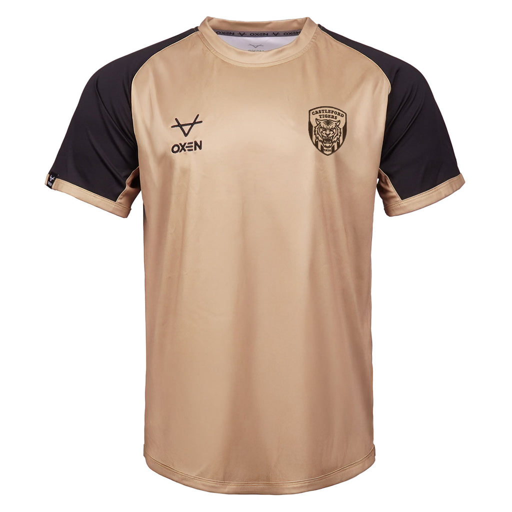 Castleford Tigers 2026 Centenary Training Tee Gold JNR