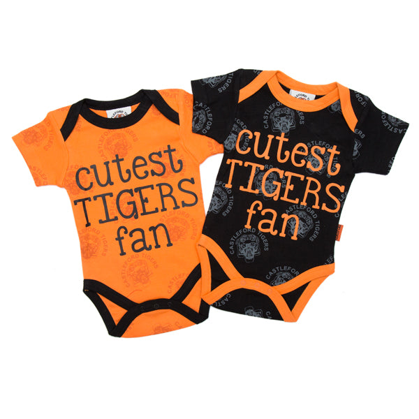 Castleford Tigers Orange 2 Pack Bodysuit