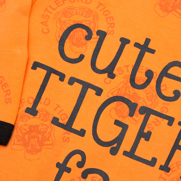 Castleford Tigers Orange 2 Pack Sleepsuit