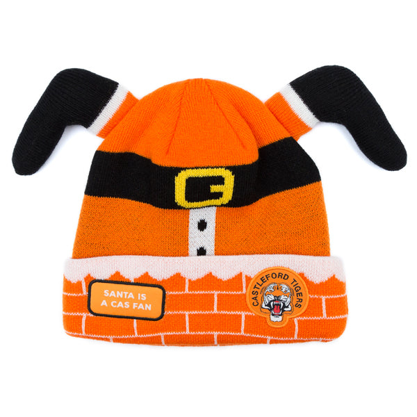 Castleford Tigers Santa Christmas Beanie