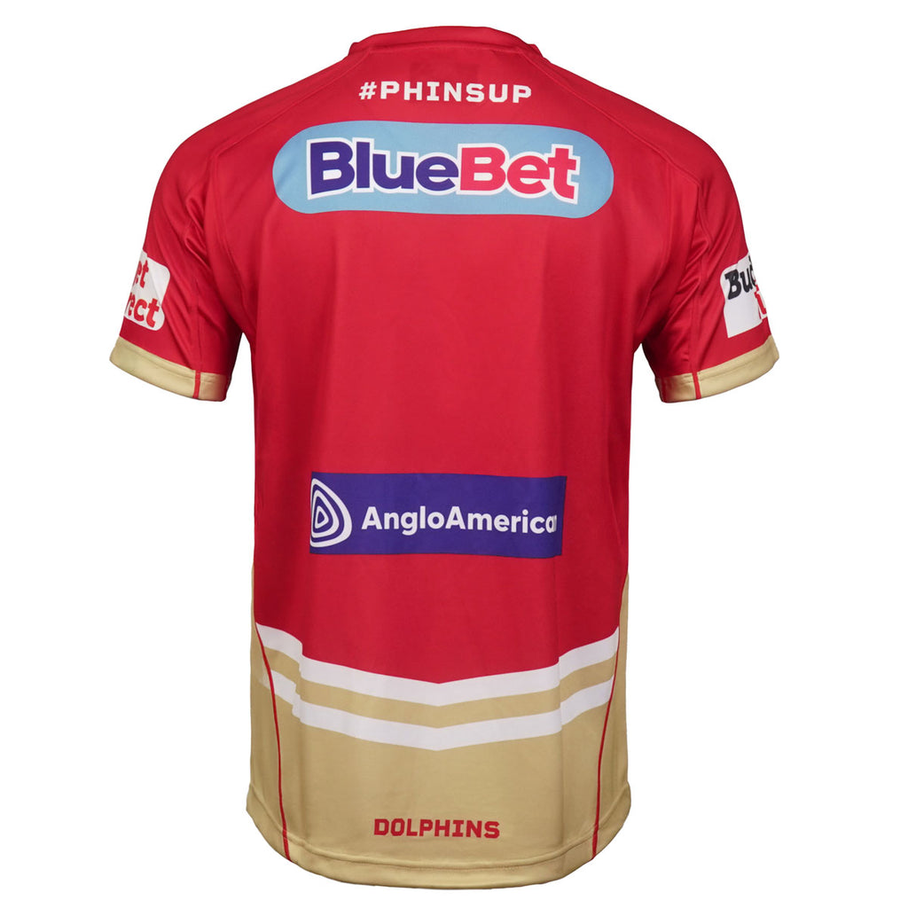 DOLPHINS 24 MENS HOME JERSEY RED