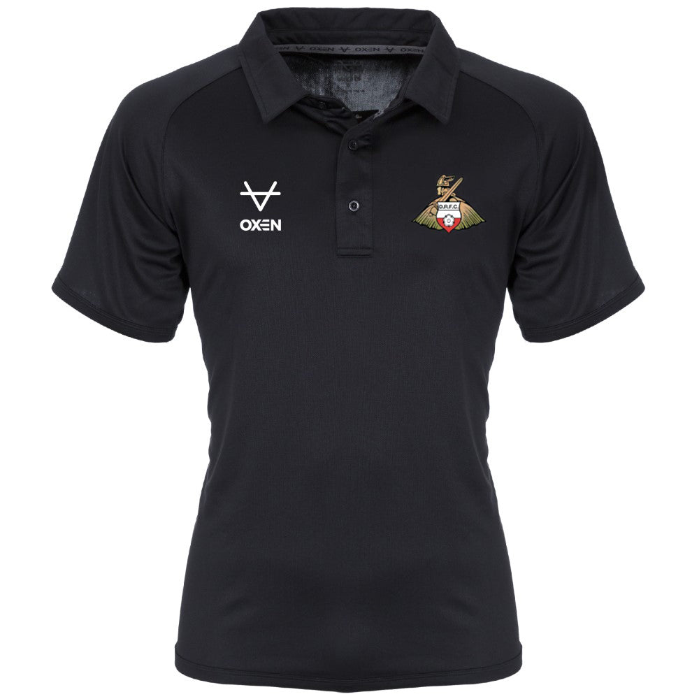 Doncaster Rovers Academy Core Tech Polo Black Senior