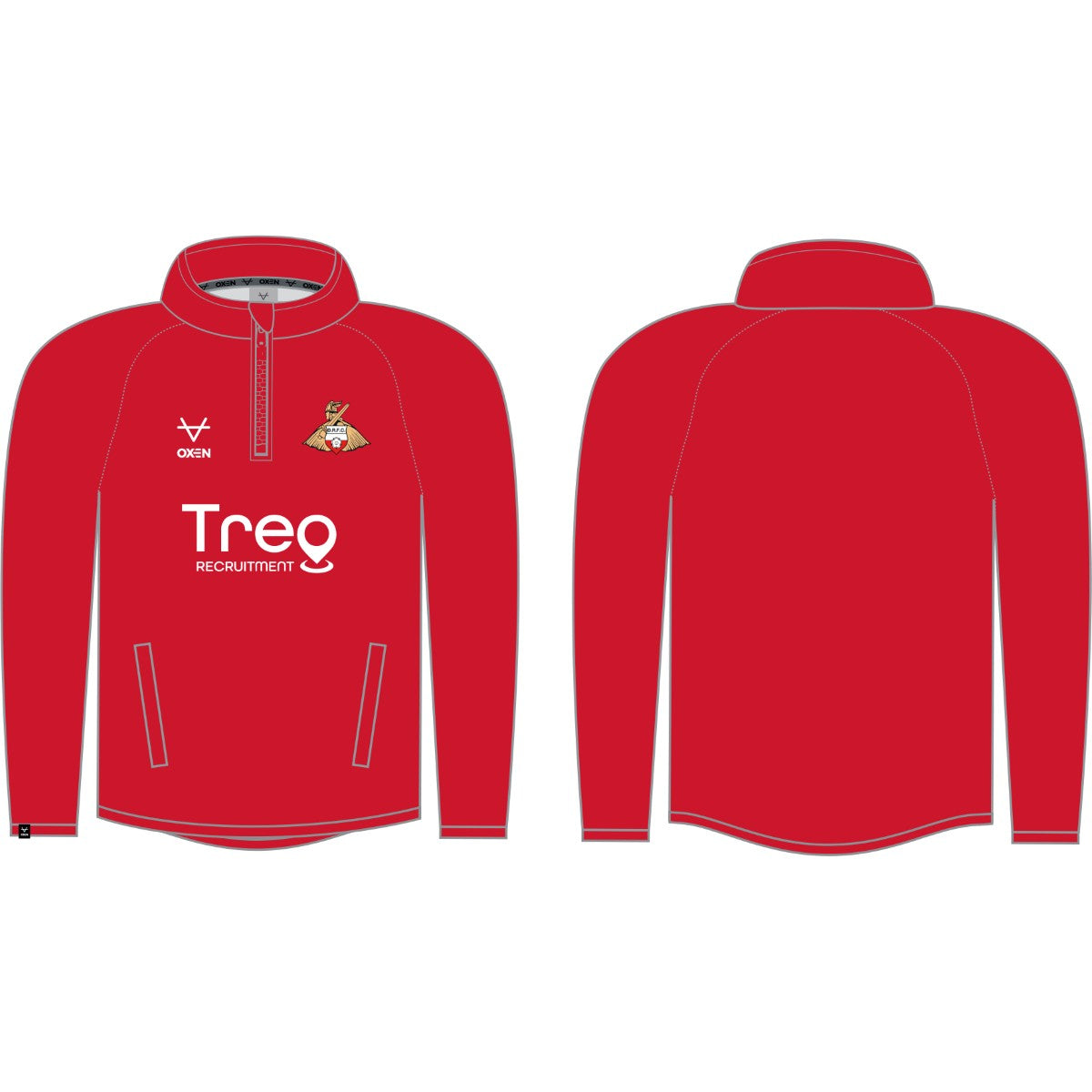 Doncaster Rovers Academy CT QZ Jacket Red