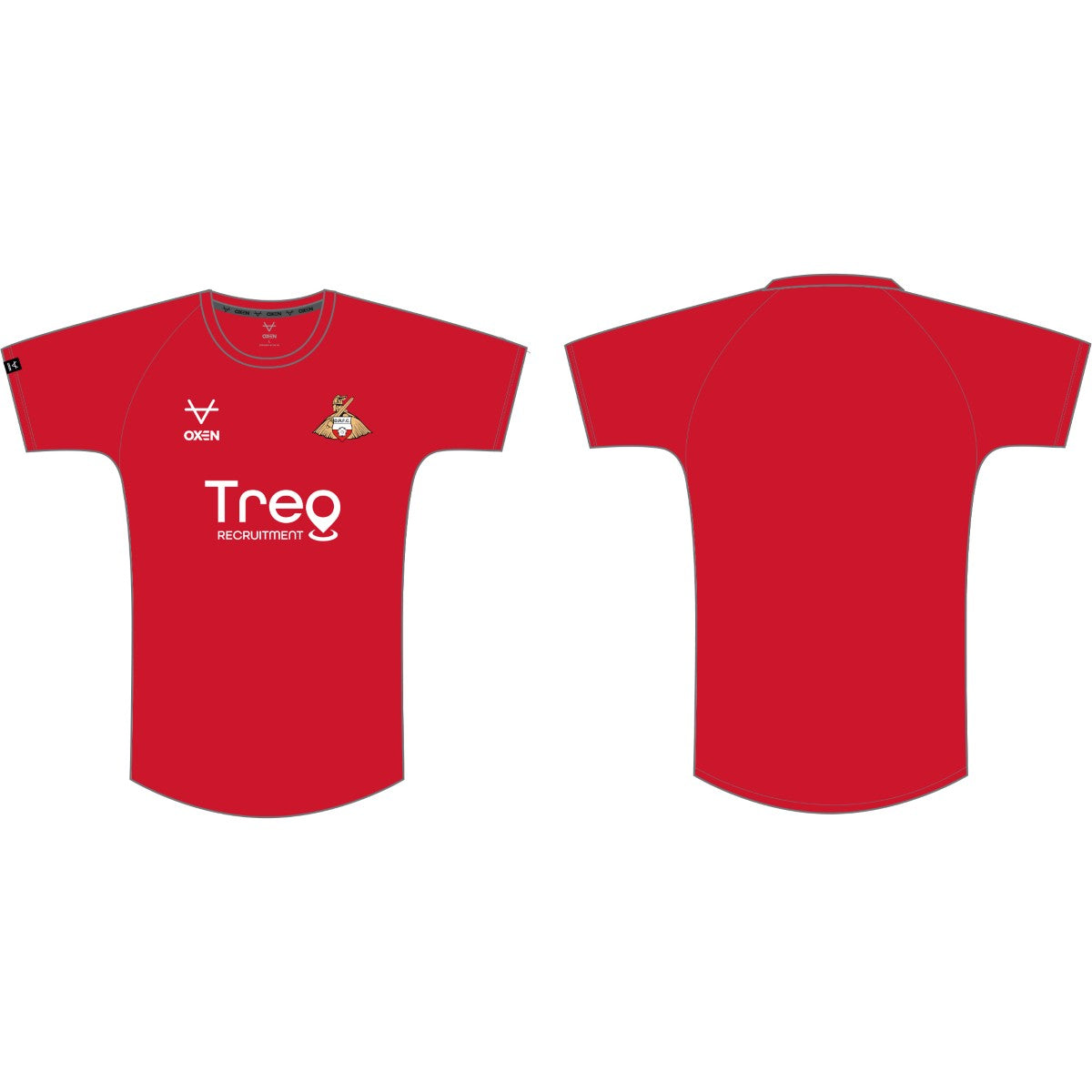 Doncaster Rovers Academy CT Training Tee Junior Red