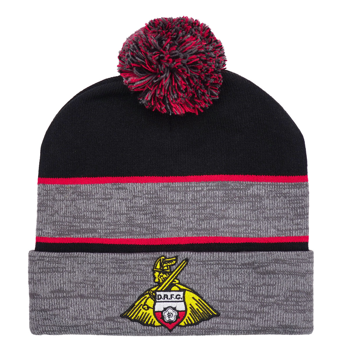 Doncaster Rovers Black Marl Bobble Hat