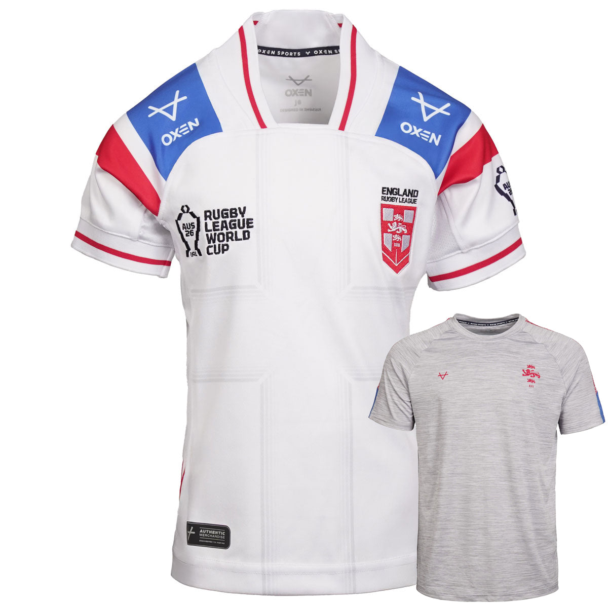 England RL 2026 WC Replica Jersey JNR & Free Tee