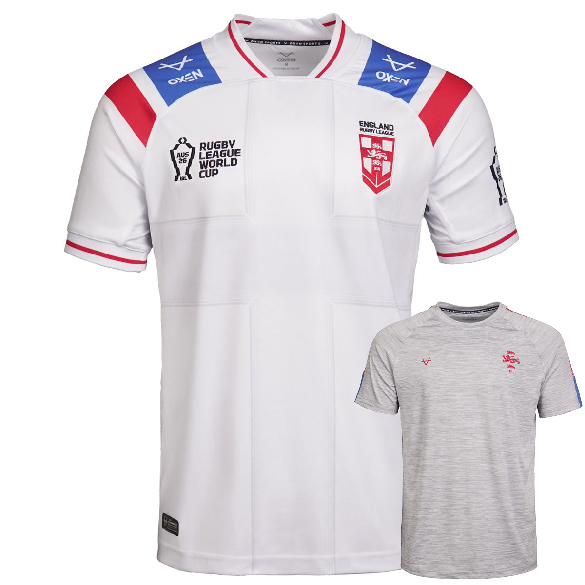 England RL 2026 WC Shirt Unsponsored & Free Tee