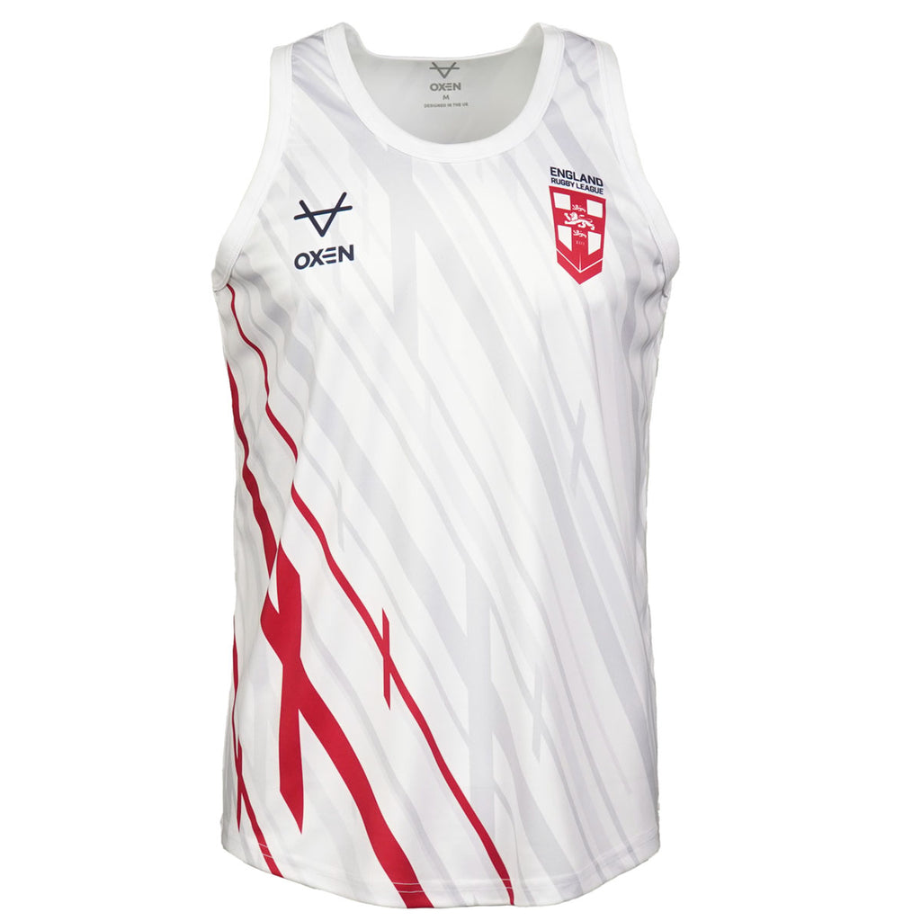 ERL 2026 Warm Up Singlet White