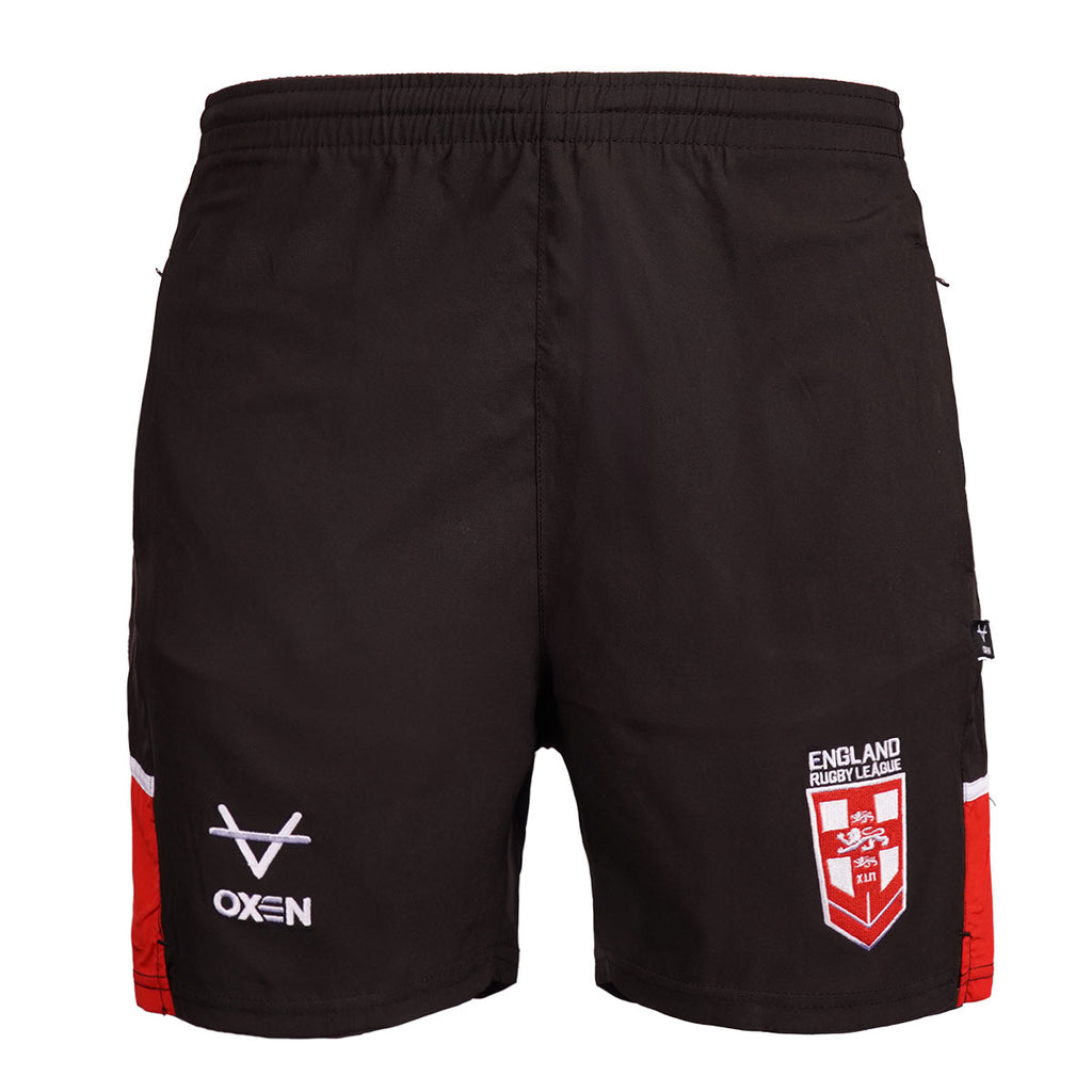 England RL Black Shorts JNR