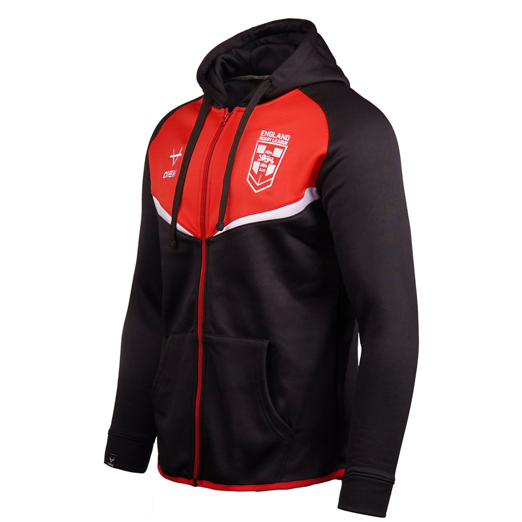 England RL Front Panel FZ Hoody