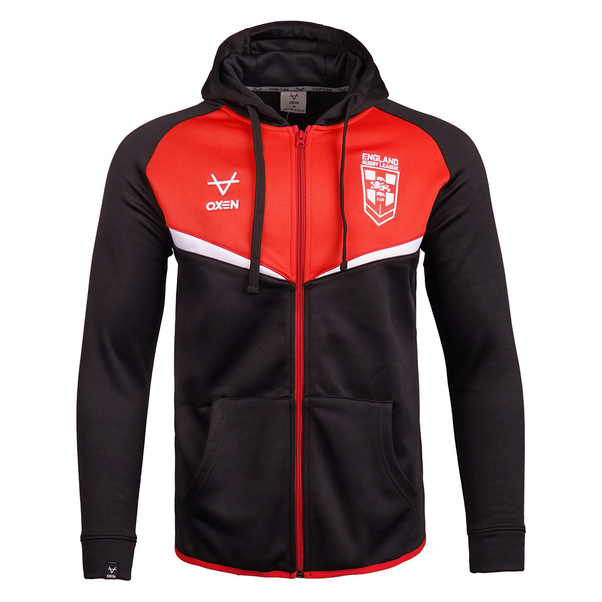 England RL Front Panel FZ Hoody JNR