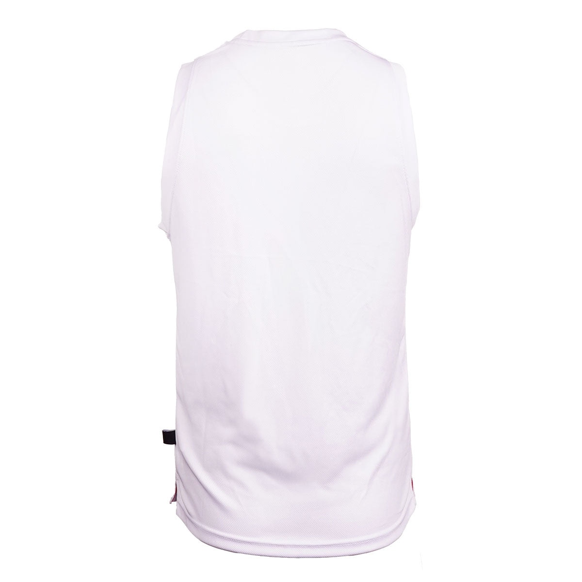 England RL Front Panel Singlet White