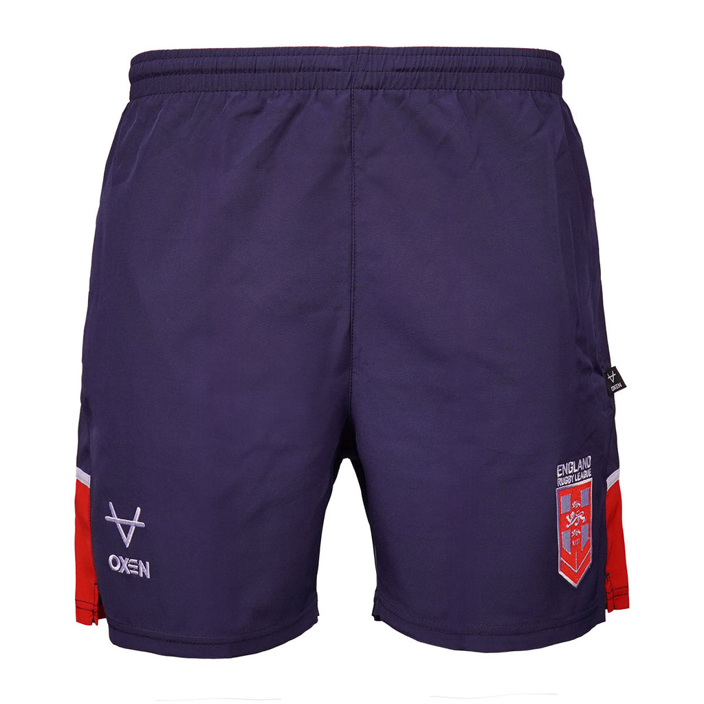England RL Navy Shorts JNR