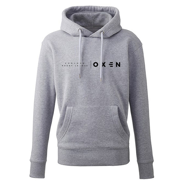 England RL x OXEN Grey Cotton Hoody