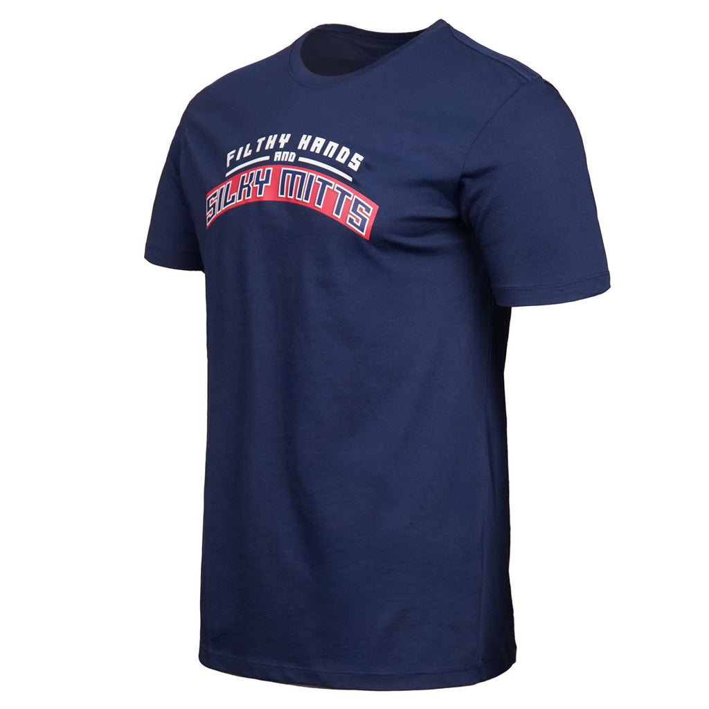 GB Ice Hockey Mitts Tee Navy