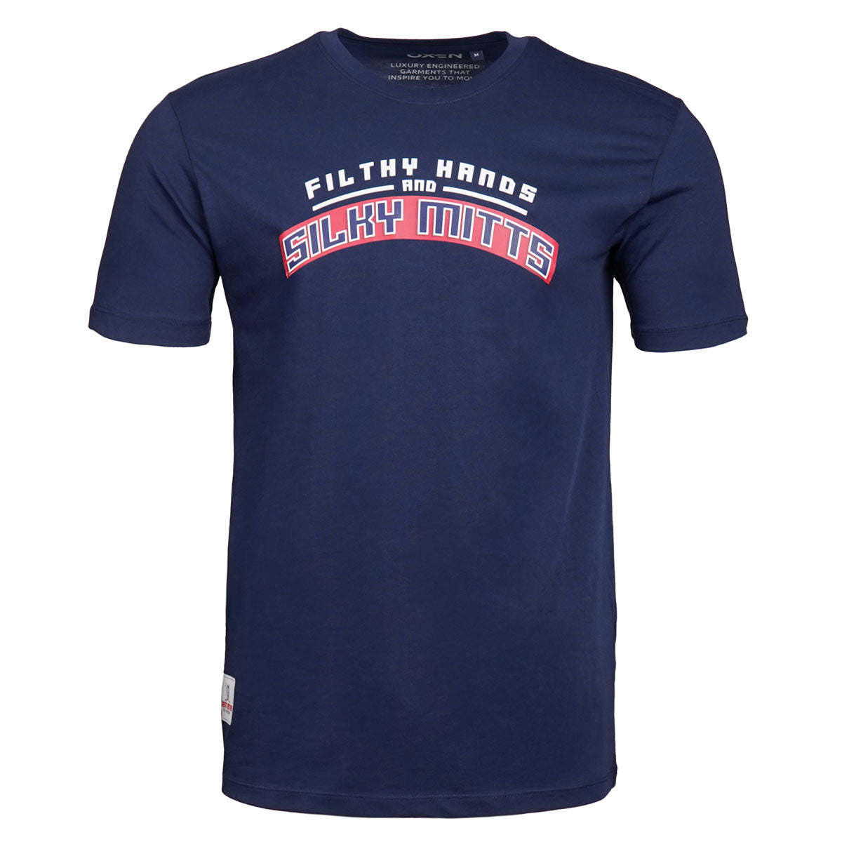 GB Ice Hockey Mitts Tee Navy
