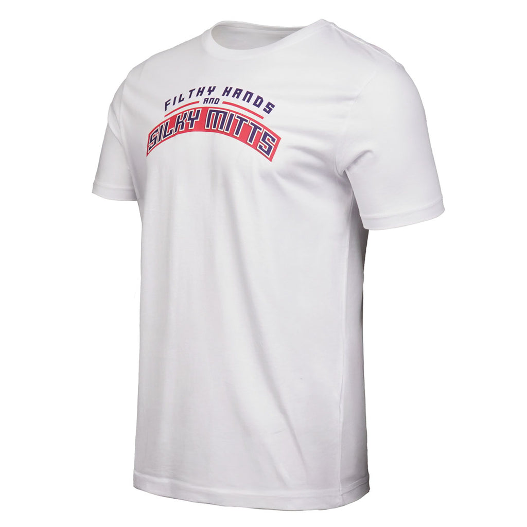 GB Ice Hockey Mitts Tee White