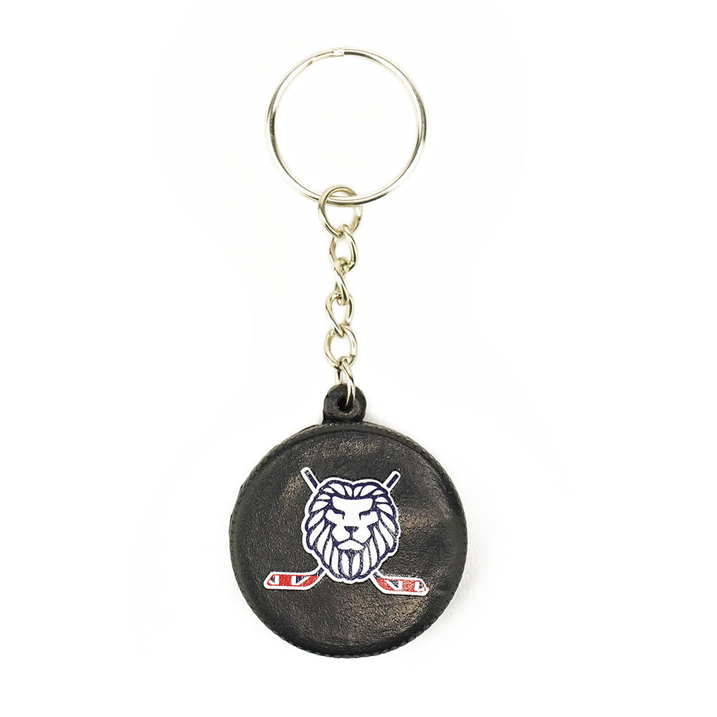 GB Ice Hockey Puck Key Ring