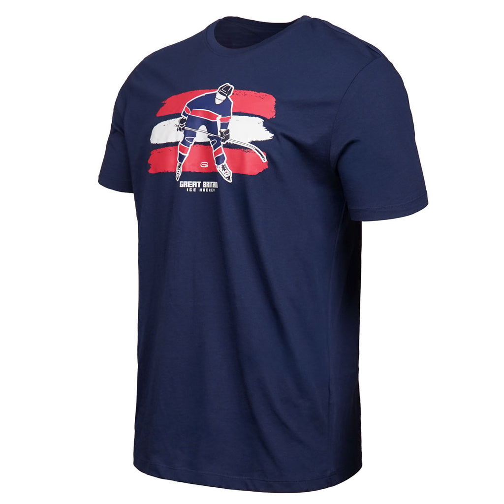 GB Ice Hockey Player Tee Navy